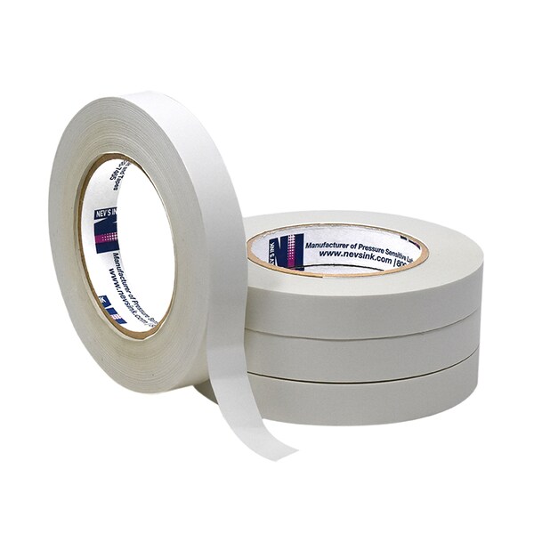Nevs 3/4 wide x 60yd White Labeling Tape, PK4 T-750-White - main
